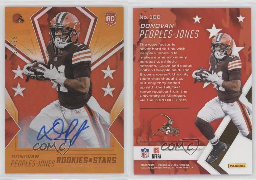 2020 Rookies and Stars #160 Donovan Peoples-Jones RC - NM-MT