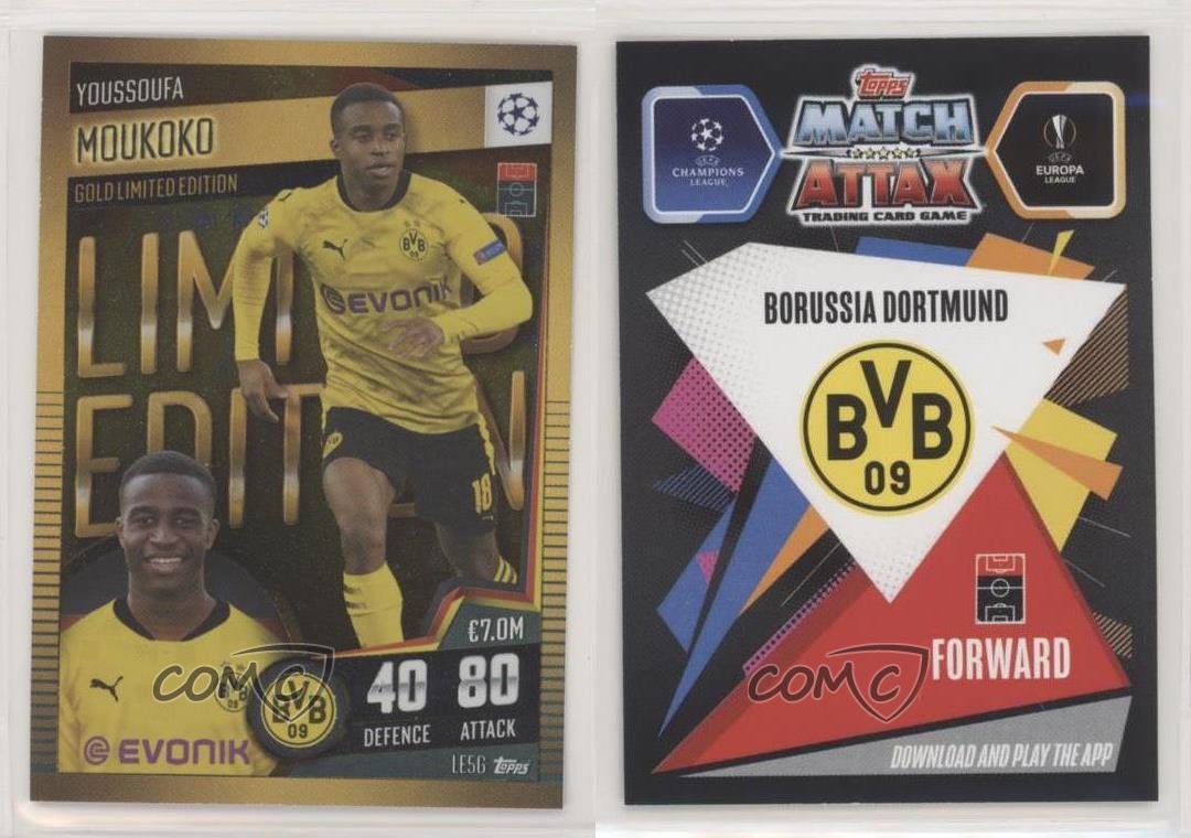 LE5G Youssoufa Moukoko Topps Match Attax 101 20/21 Limited Edition Nr 