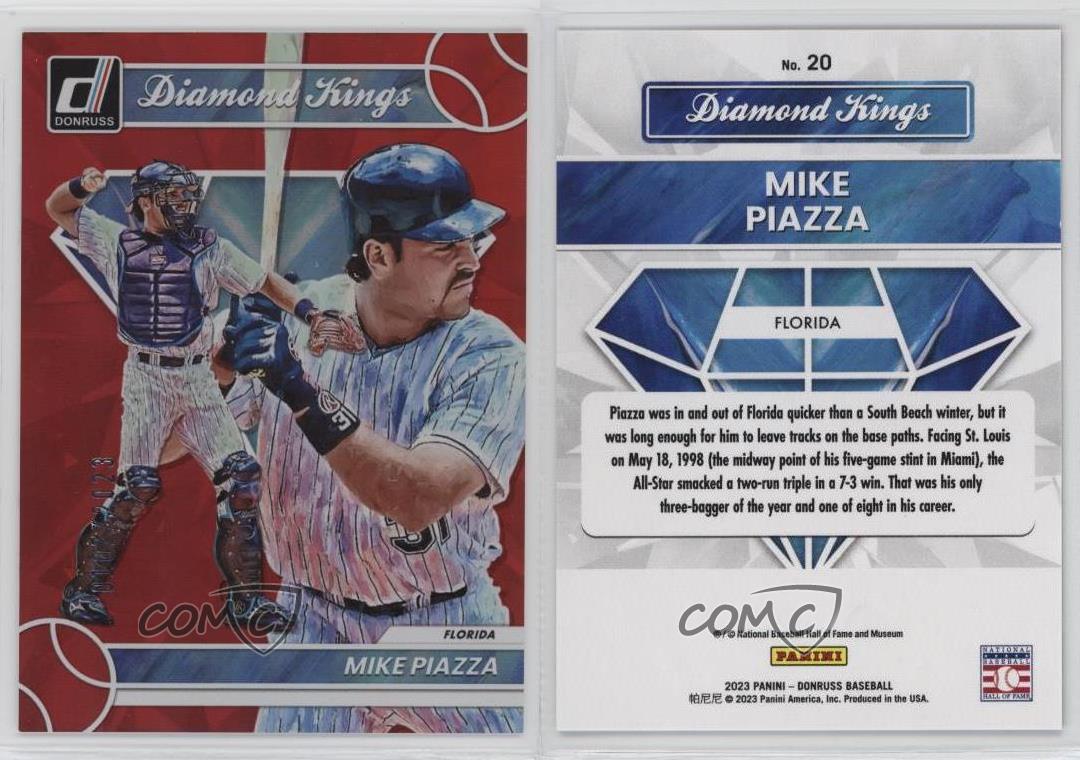  2023 Donruss #20 Mike Piazza Florida Marlins Diamond