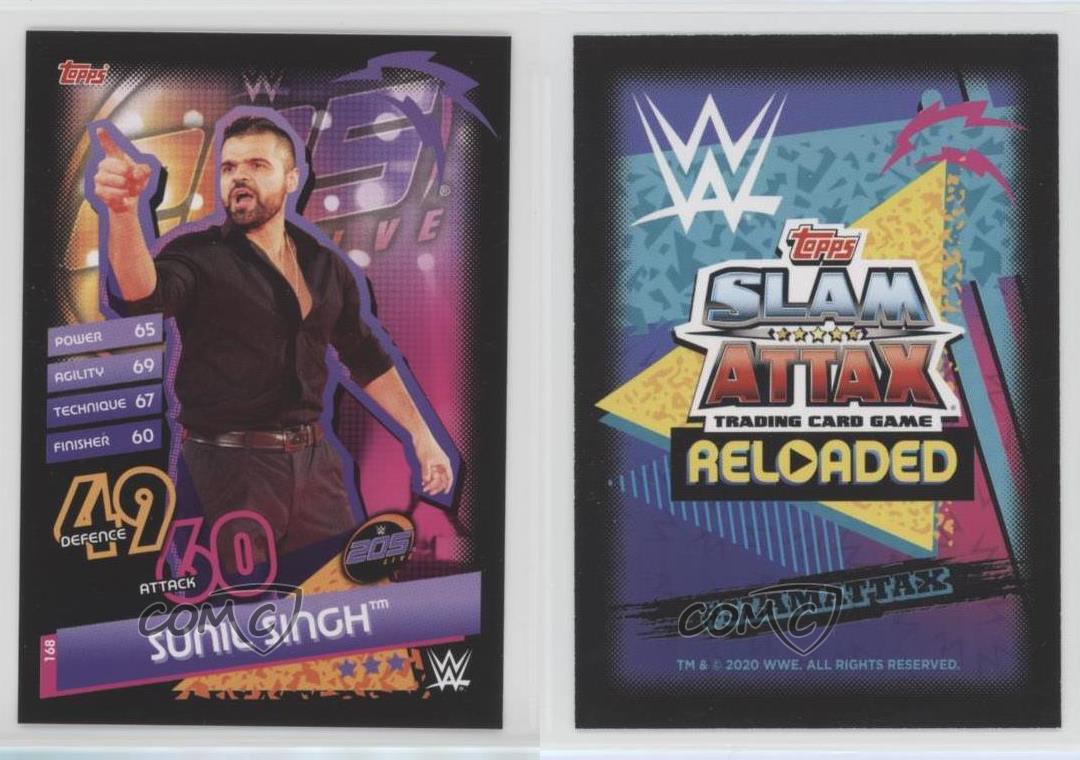 The Singh Brothers TAG team WWE Slam Attax 12 Universe Karte 170 