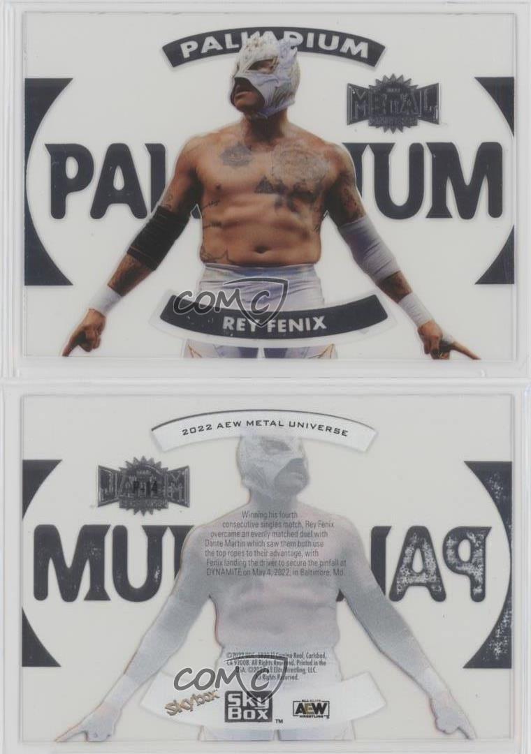 2022 Skybox Metal Universe AEW All Elite Wrestling Palladium Rey Fenix #P-14