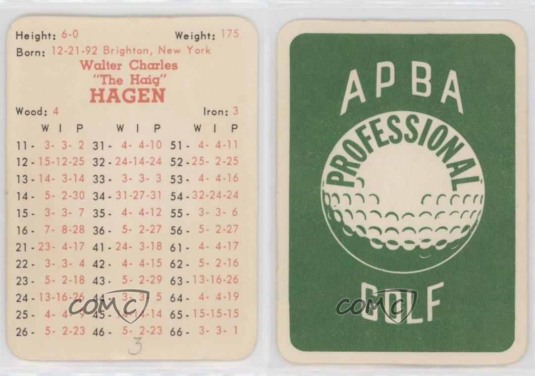 1970s-80s APBA Golf Walter Hagen - Picture 3 of 3