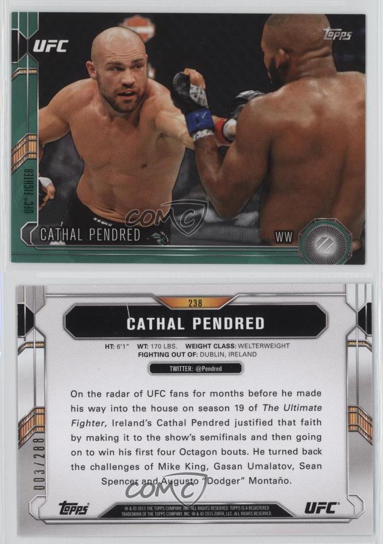 2015 Topps UFC Chronicles #230 Chad Laprise 