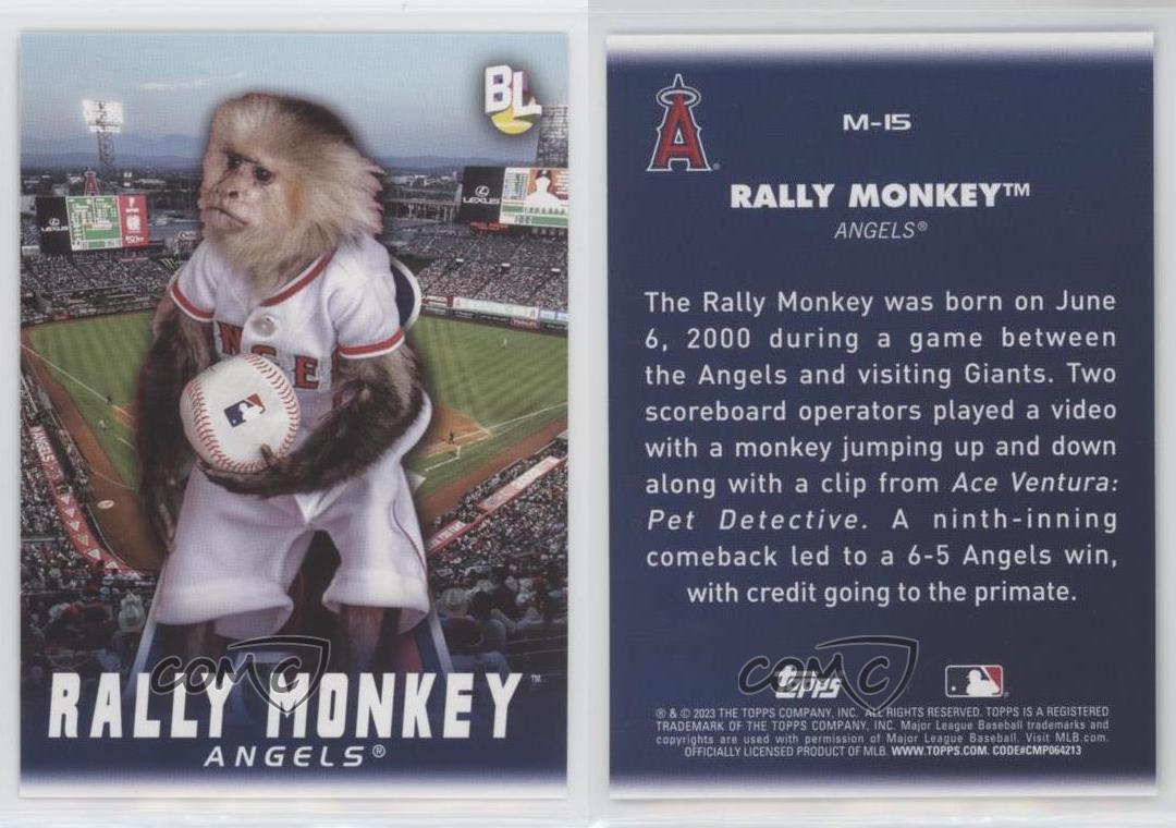 15 years ago, the Angels' Rally Monkey was born with some help