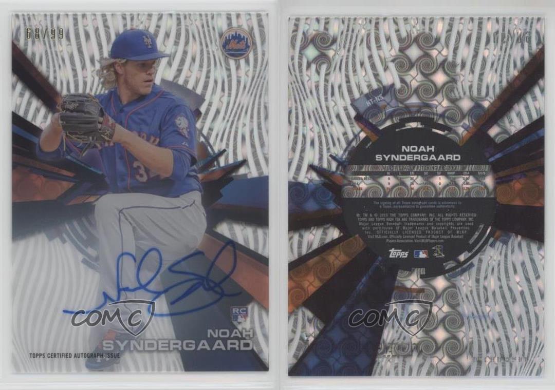 2015 Topps High Tek /99 Noah Syndergaard #HT-NS Rookie Auto RC