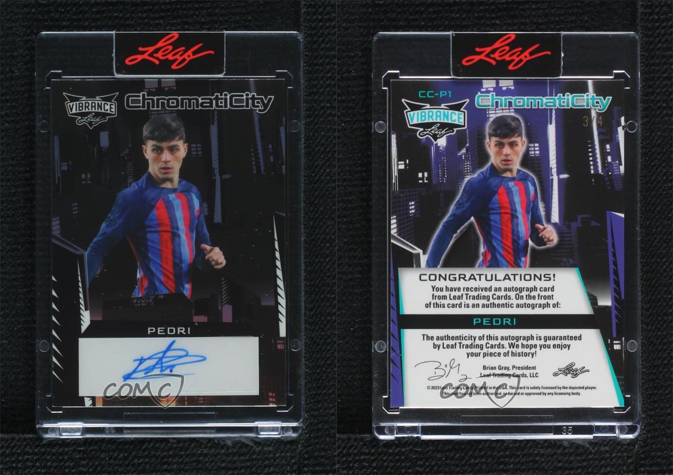 2023 Leaf Vibrance ChromatiCity Black Prismatic /4 Pedri #CC-P1 Auto