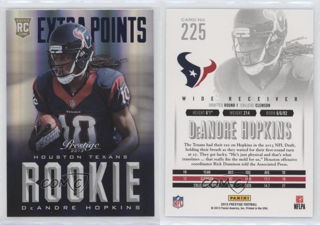 2013 Prestige DEANDRE HOPKINS RC #225 Houston Texans