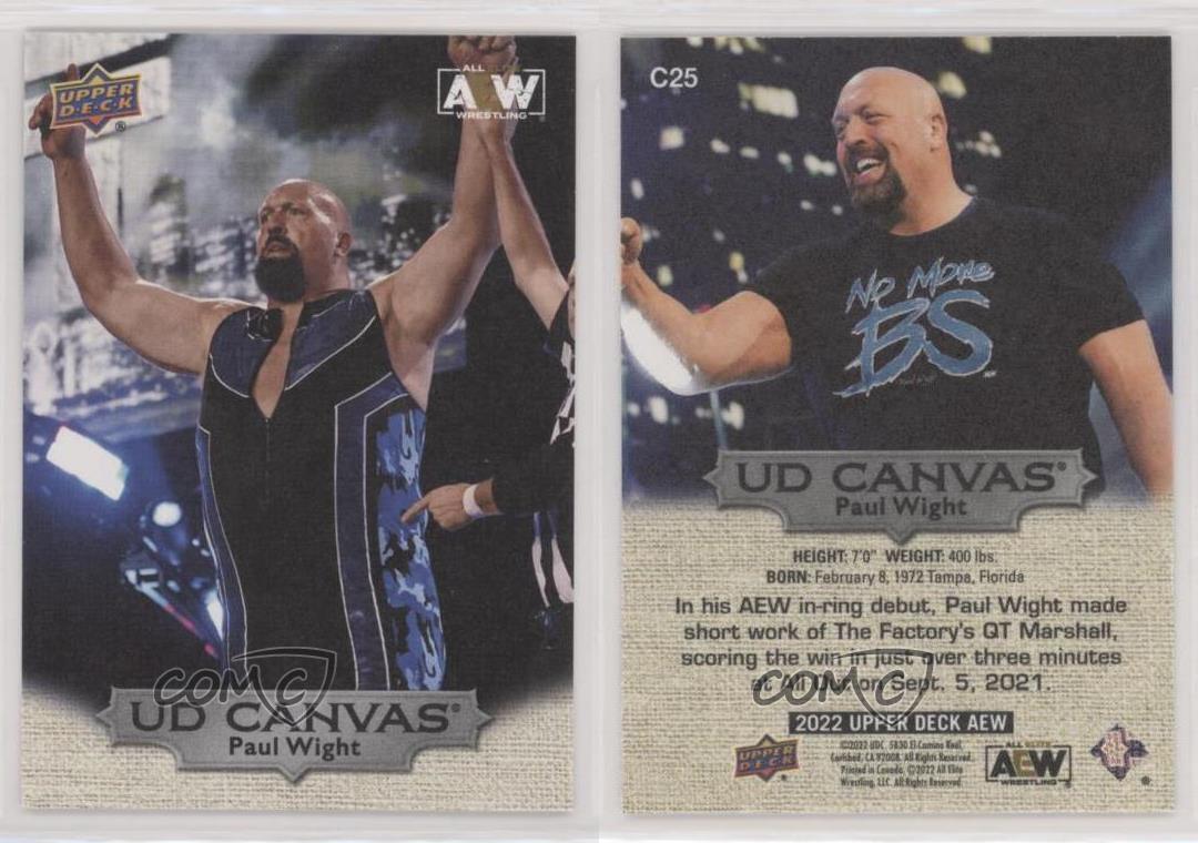 2022 Upper Deck AEW All Elite Wrestling UD Canvas Paul Wight #C25