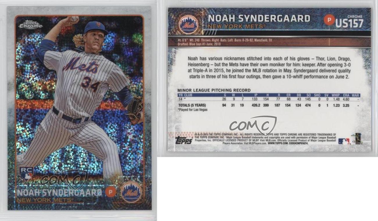 2015 Topps Chrome Update Mega Box Noah Syndergaard #US157 Rookie RC - Bild 7 von 7