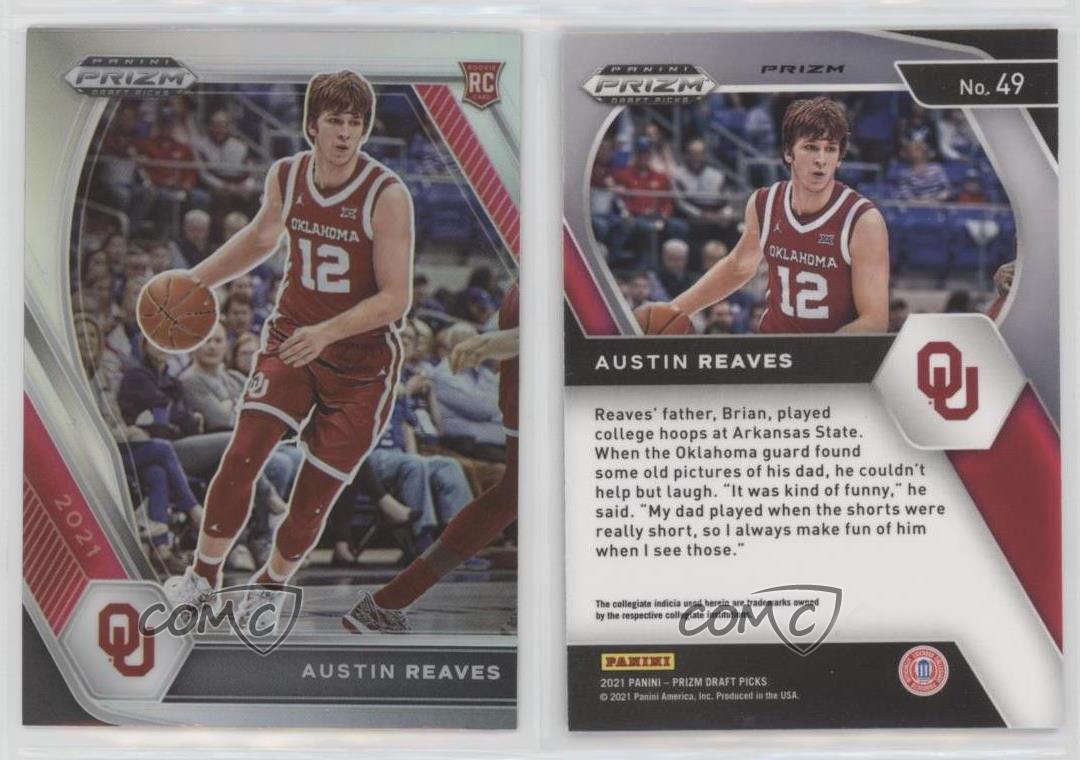2021-22 Panini Prizm Draft Picks #49 Austin Reaves - Rookie Year at  's Sports Collectibles Store