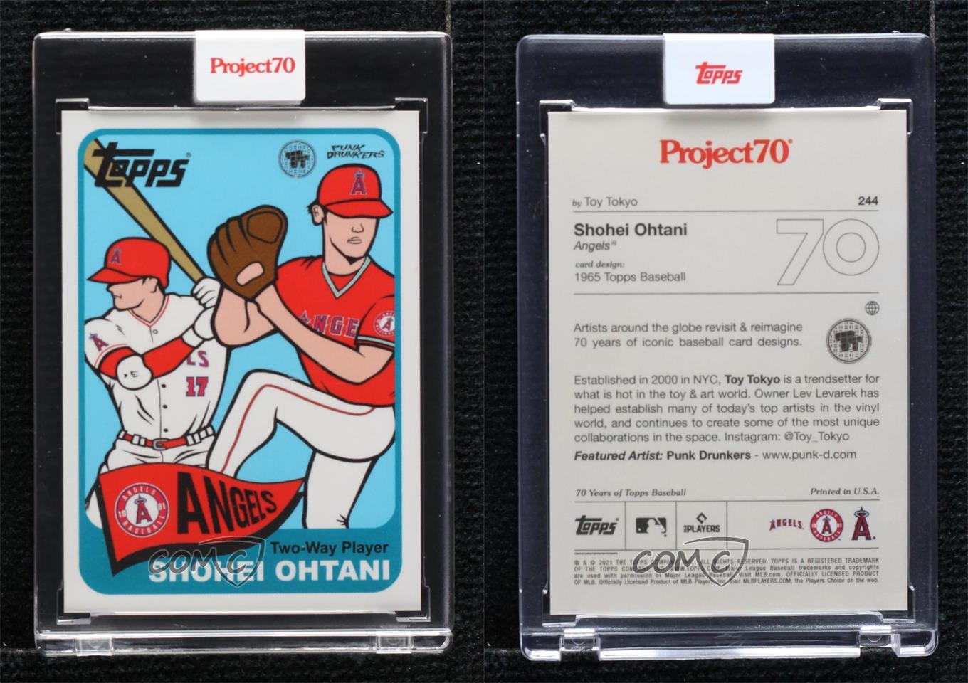 2021 Project 70 Online Exclusive Shohei Ohtani Toy Tokyo (1965 Topps Baseball)