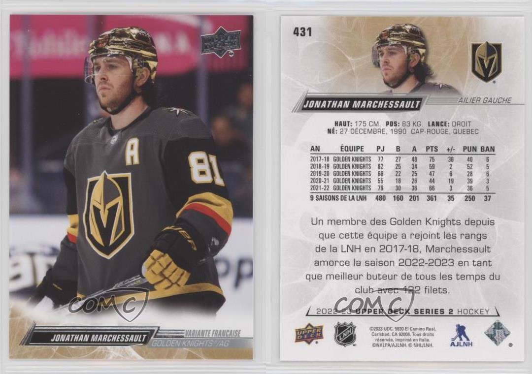 2022-23 Upper Deck Series 2 French Jonathan Marchessault #431