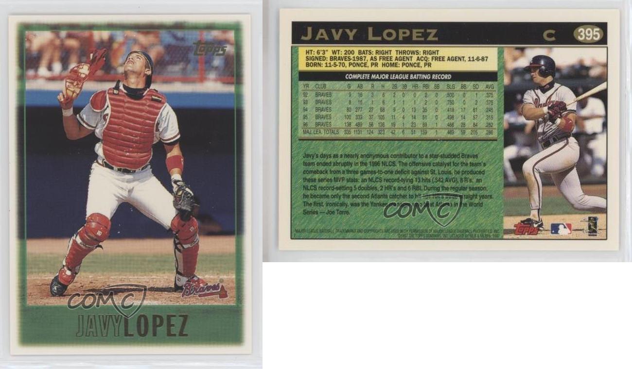 1997 Topps Javy Lopez #395
