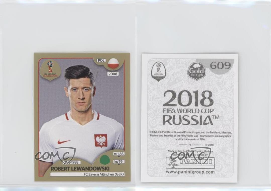 Robert Lewandowski LE39 Panini WM Russia 2018 Limitierte Edition 