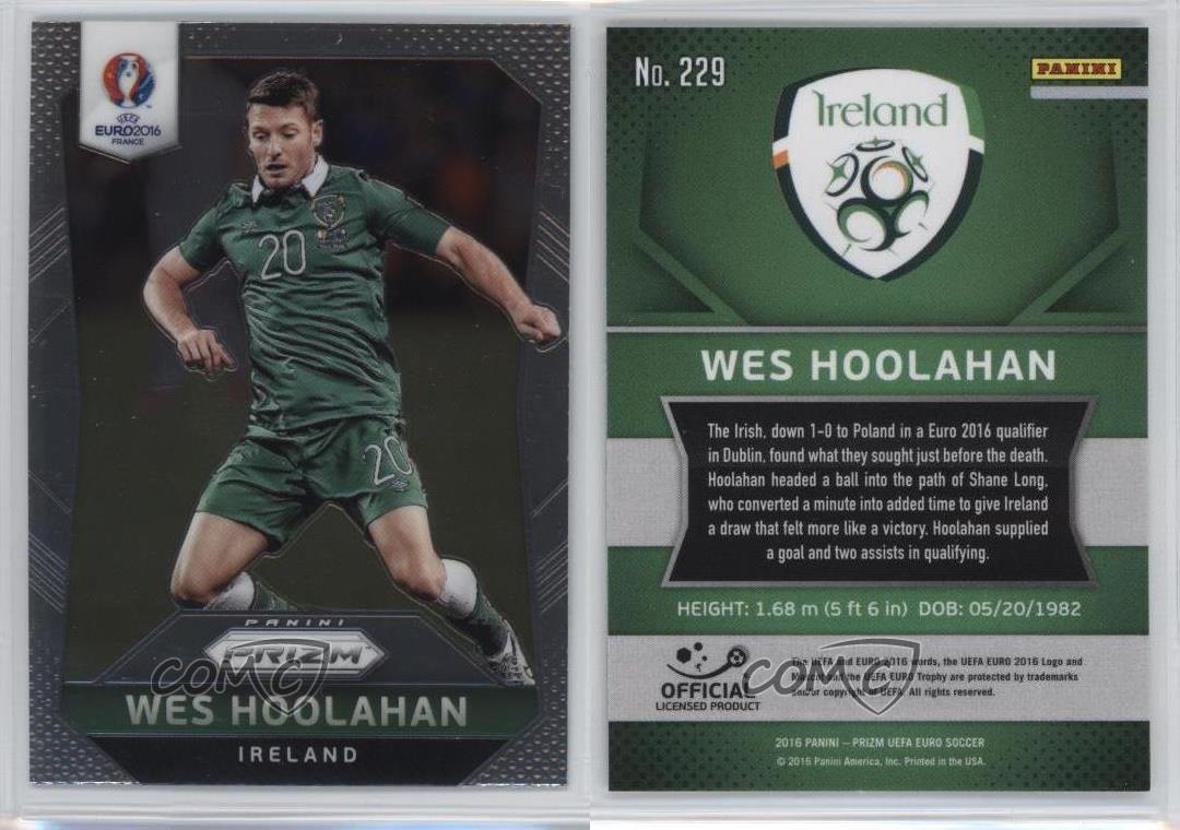 Panini Prizm UEFA Euro 2016 Wes Hoolahan #229 - Imagen 4 de 5