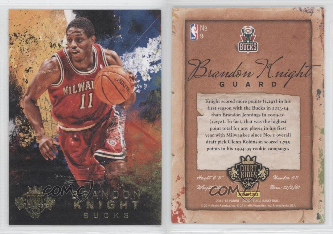 2014-15 Panini Court Kings Brandon Knight (Base) #9 - Picture 4 of 4