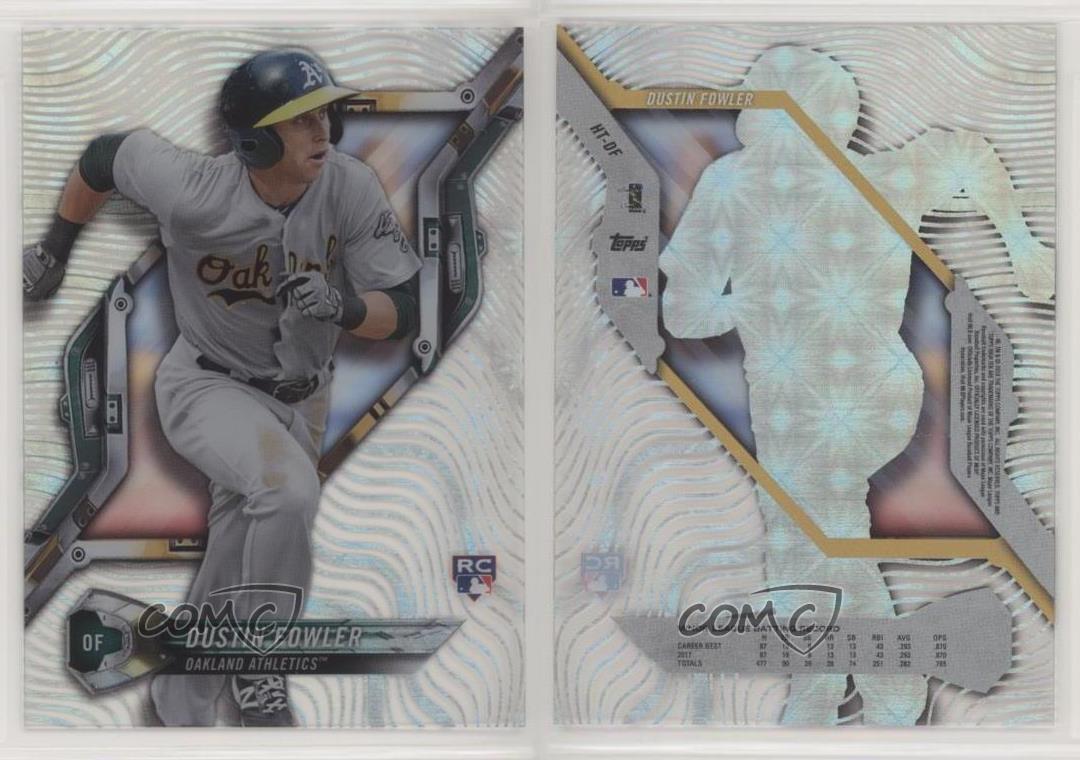 2018 Topps High Tek Dustin Fowler #HT-DF Rookie RC - Picture 3 of 4