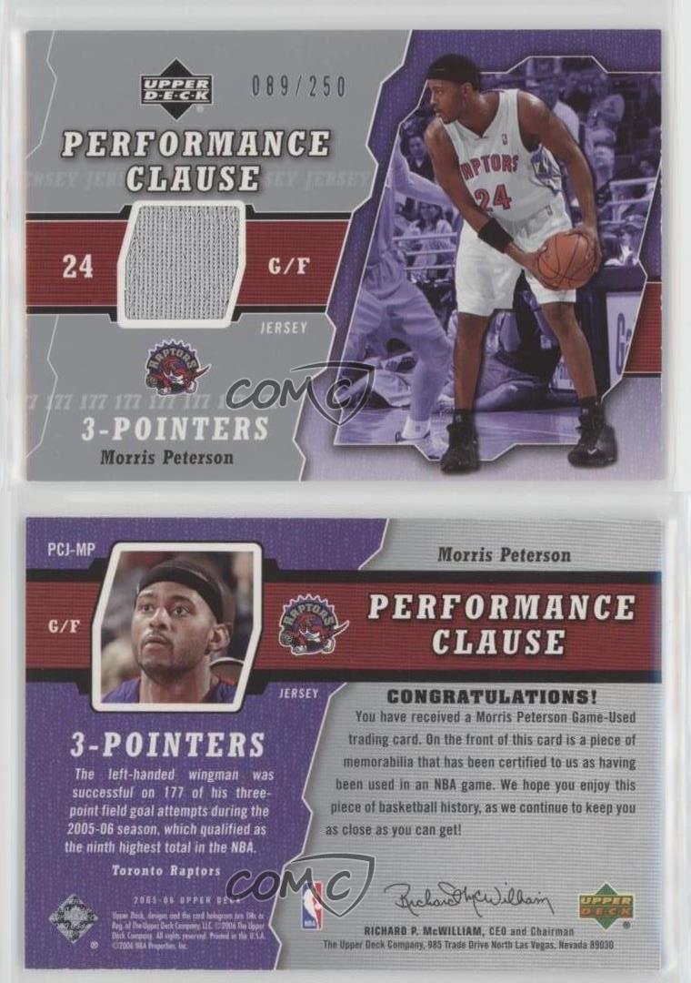 morris peterson jersey
