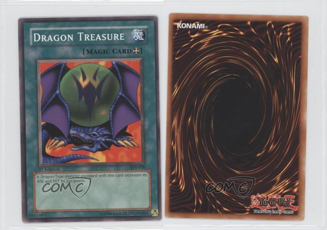 2004 YuGiOh! Starter Deck Joey 1st Edition SDJ038 Dragon Treasure