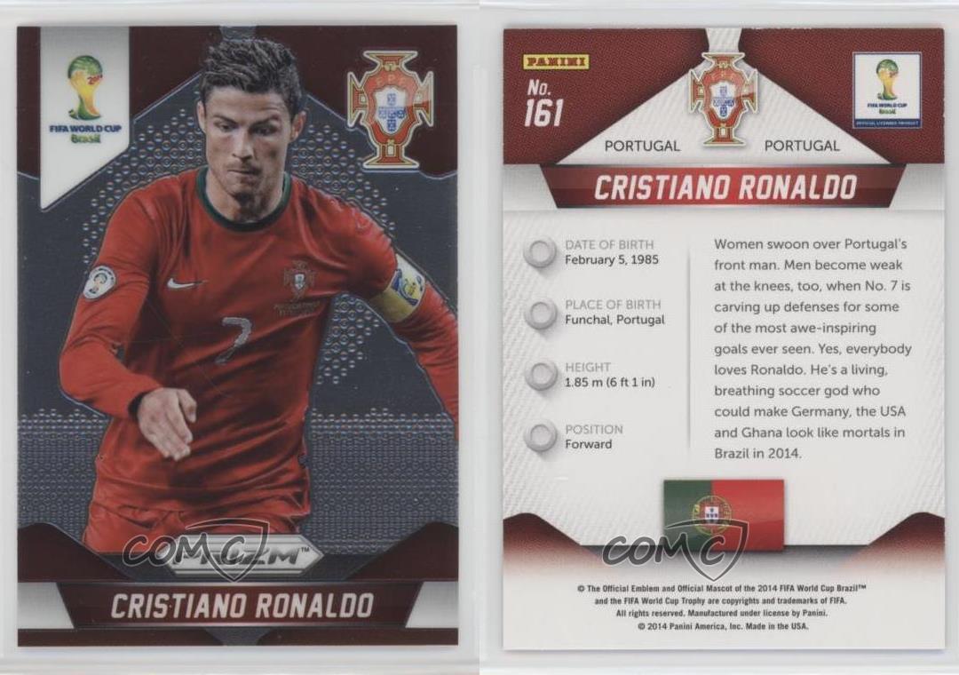 2014 Panini Prizm World Cup Cristiano Ronaldo #161 | eBay