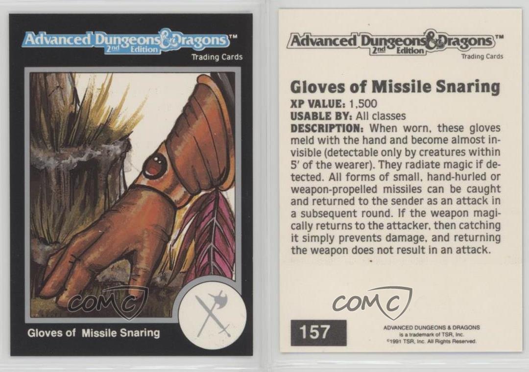 Gloves Of Missile Snaring Rarity - Images Gloves and Descriptions