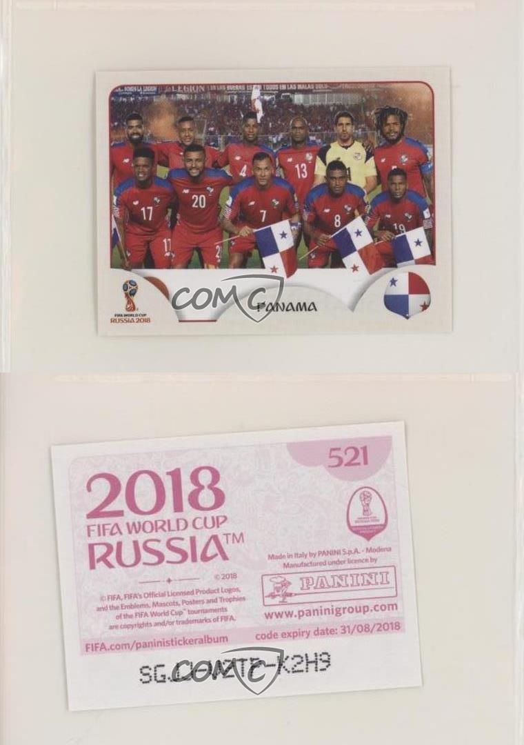 Sticker 533-551 Mannschaftspaket Panama Panini WM 2018 Russia Sticker 