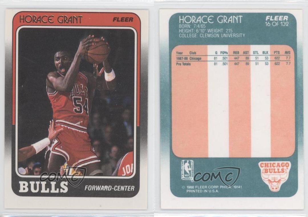 1988 fleer horace grant
