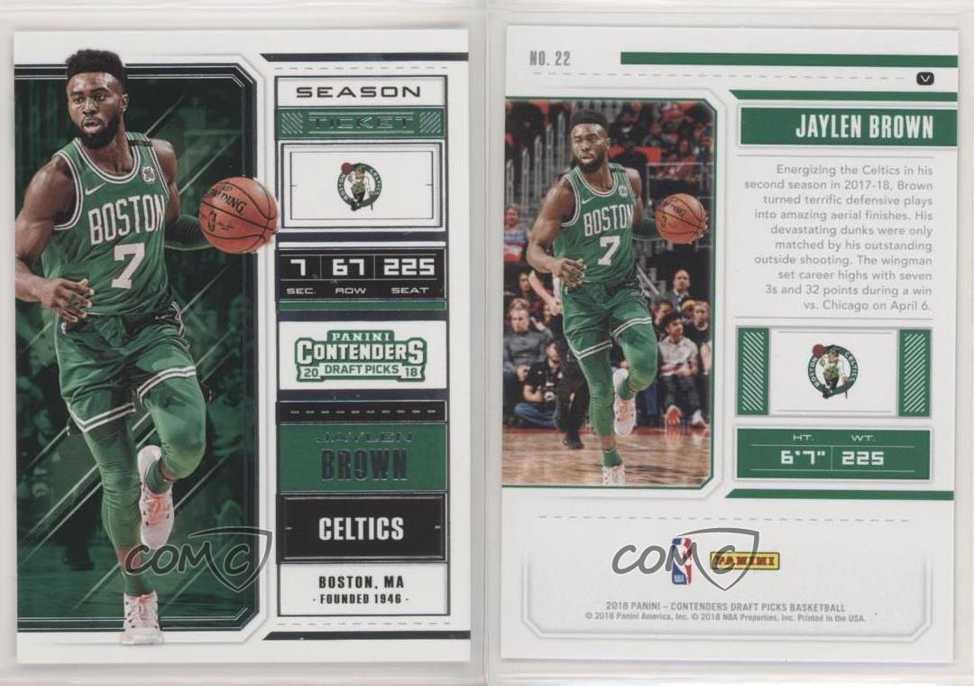 2018 Panini Contenders Draft Picks Green Jersey Draft Ticket