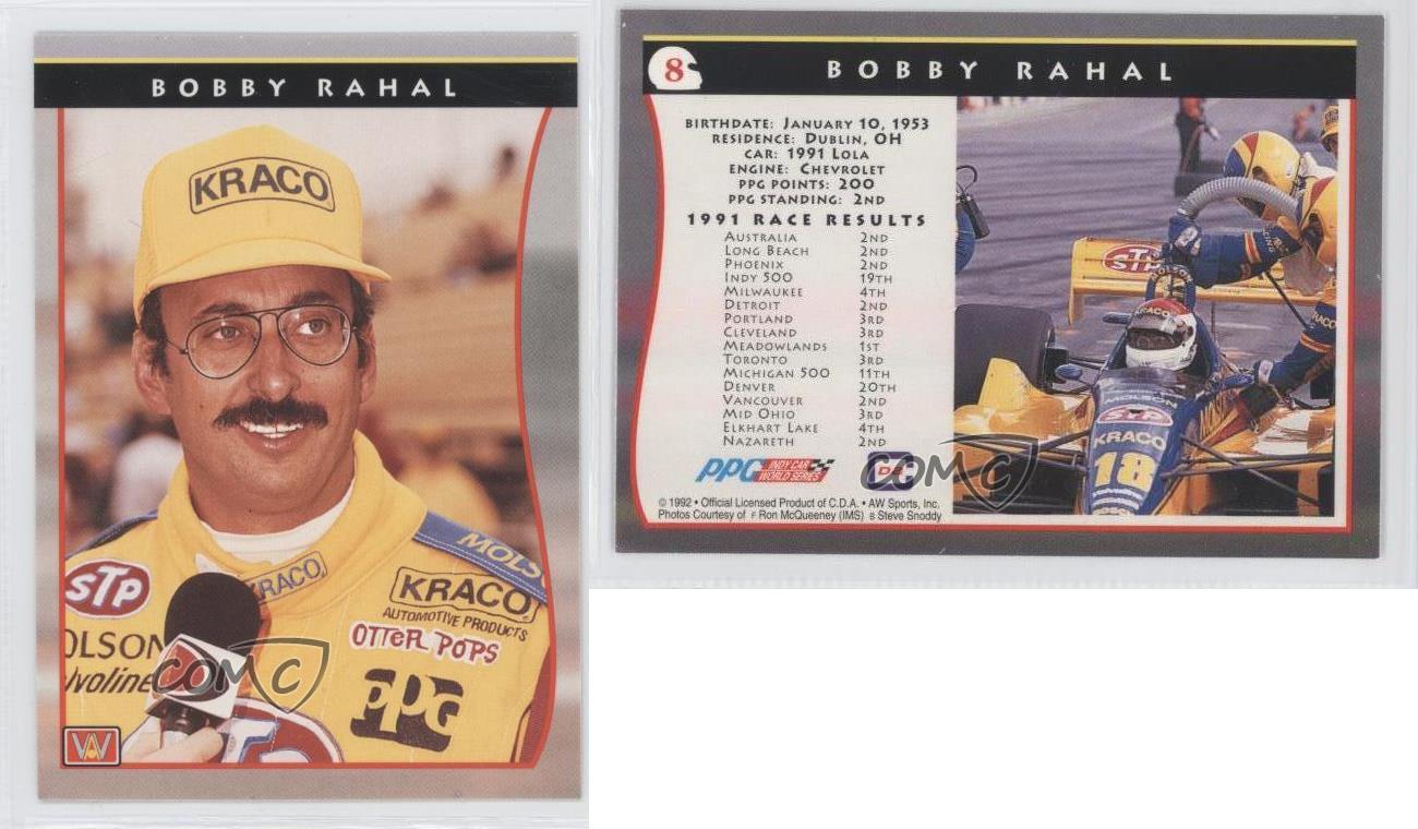 1992 All World PPG Indy Car Series Bobby Rahal #8 