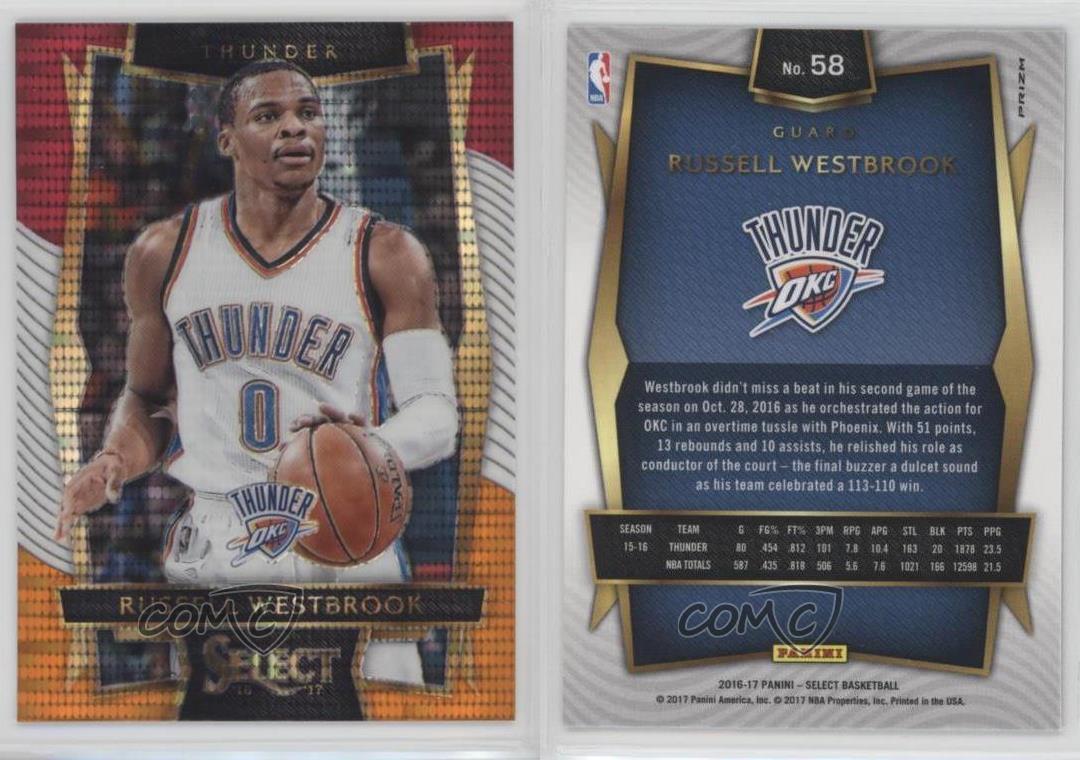 premier level!!! tri-color prizm Trevor Ariza 2016-17 Panini Select