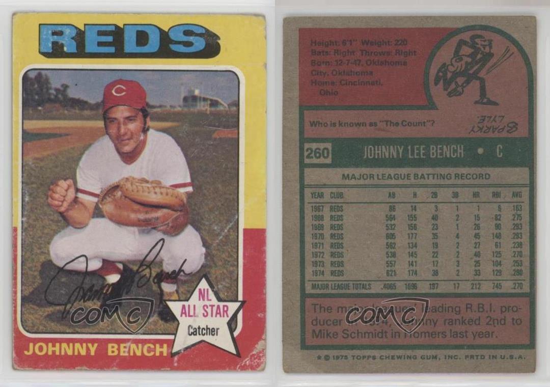 johnny bench height