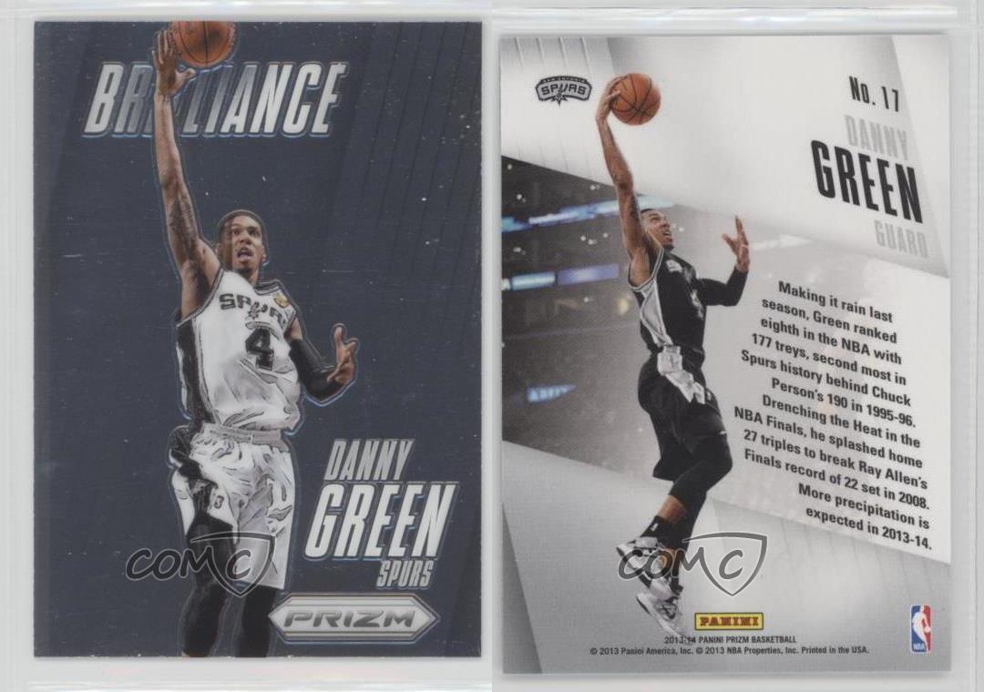 2013-14 Panini Prizm Brilliance Prizms #17 Danny Green San Antonio Spurs Card 