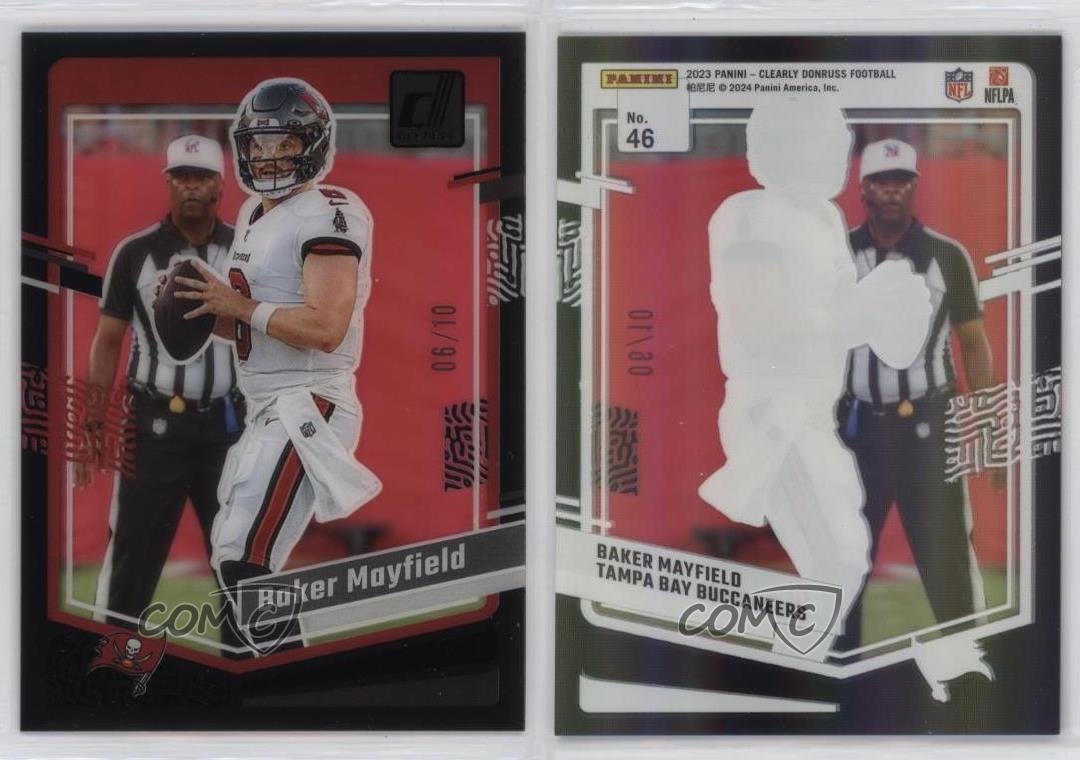 Panini Clearly Donruss 2023 negro/10 Baker Mayfield #46 - Imagen 3 de 3