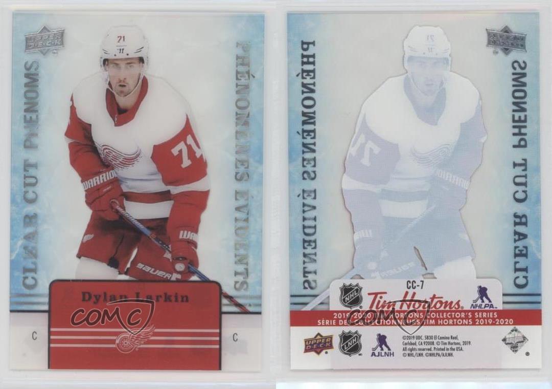 2019-20 Upper Deck Tim Hortons Collector's Series Clear Cut Phenoms Dylan Larkin - Picture 6 of 7