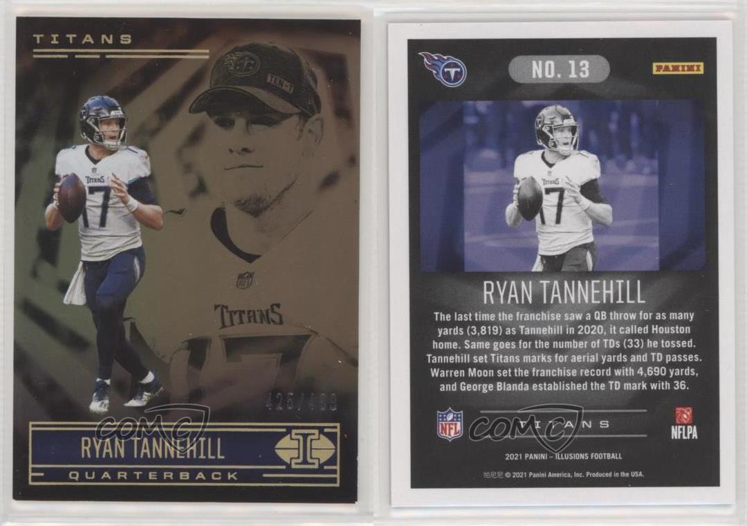 2021 Panini Illusions Trophy Collection Bronze /499 Ryan Tannehill #13