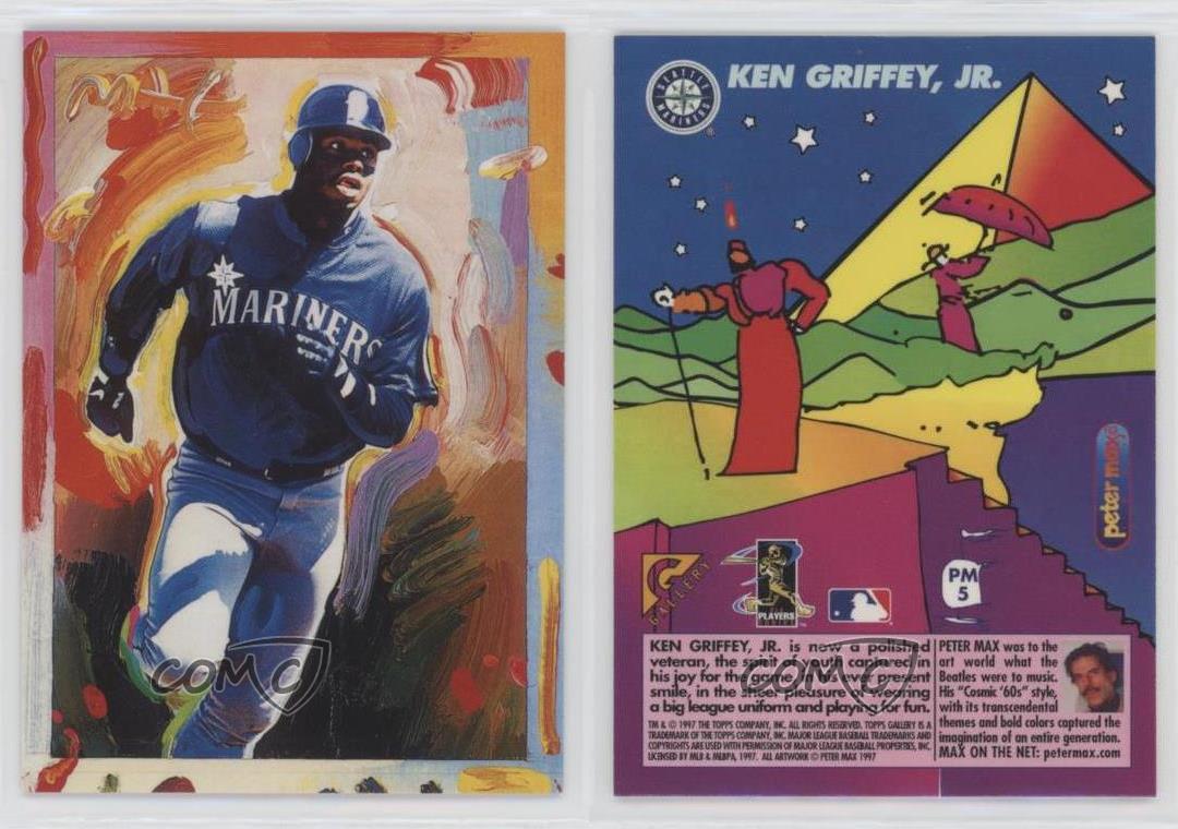 1997 Topps Gallery Peter Max Ken Griffey Jr #PM5 HOF