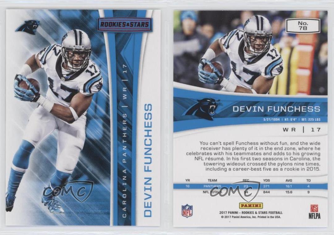 \ud83c\udfc82017 Panini Rookies & Stars Football Rookie Longevity #78 Devin  FUNCHESS \/70\ud83c\udfc8 | eBay