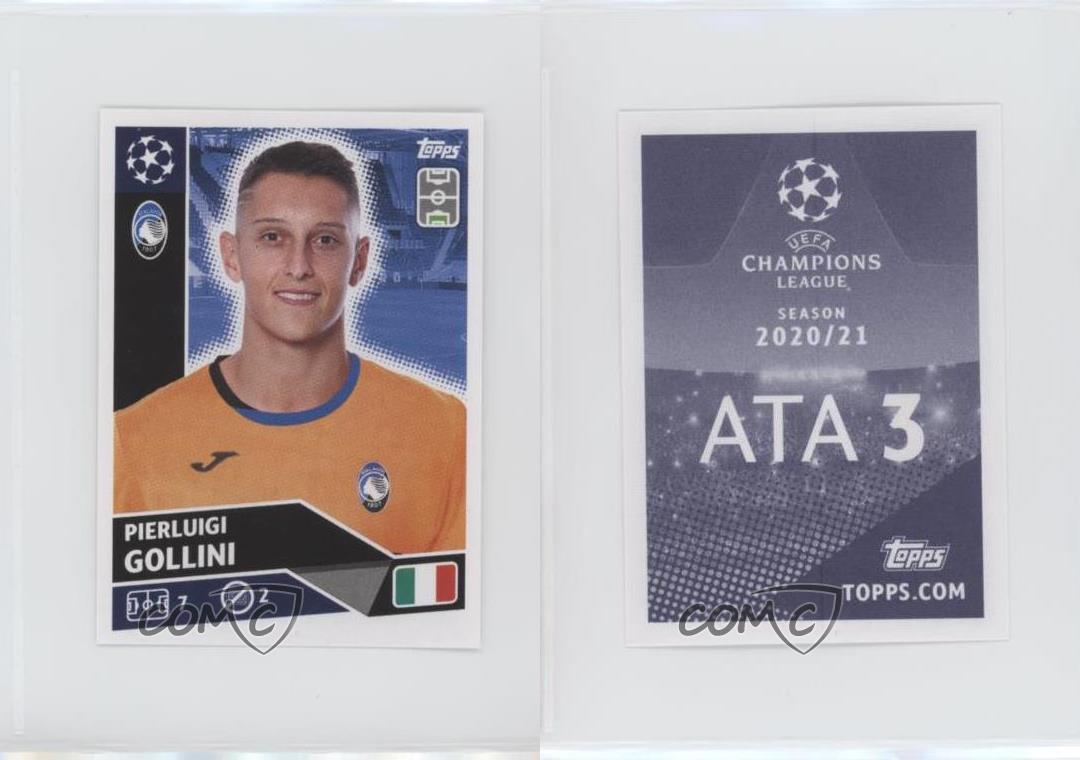 Pierluigi Gollini Topps Champions League 2020/21 Sticker ATA3 