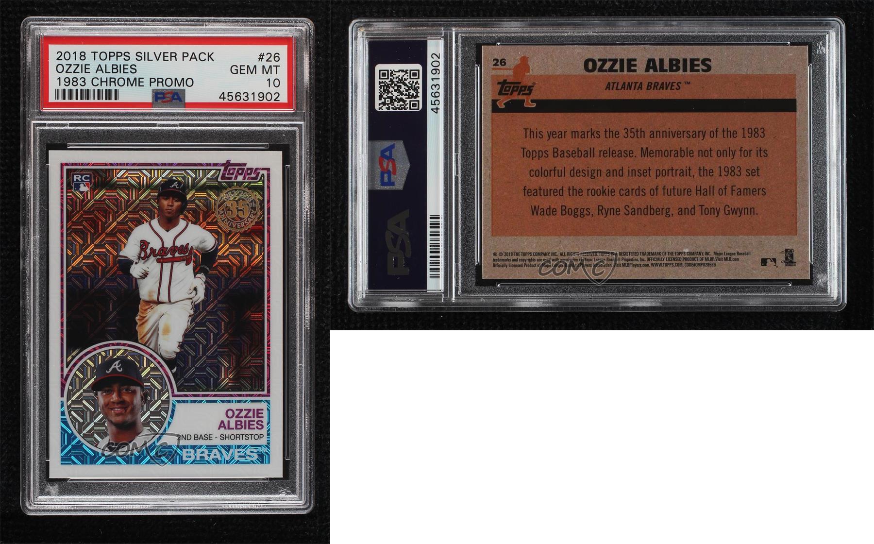 Ozzie Albies 2018 Topps Silver Pack 1983 Retro Rookie Refractor Braves RC QTY 