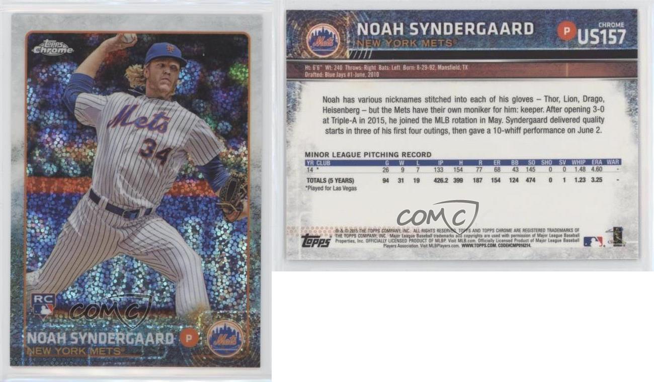 2015 Topps Chrome Update Mega Box Noah Syndergaard #US157 Rookie RC - Bild 4 von 7