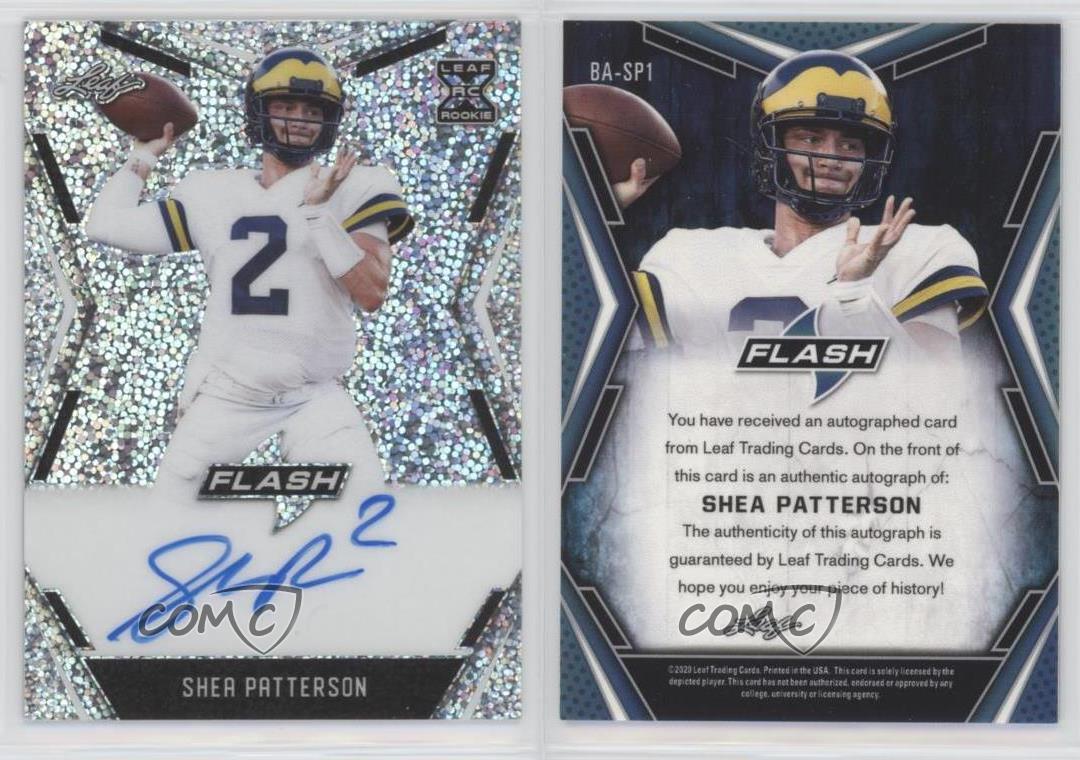 2020 Leaf Flash Shea Patterson #BA-SP1 Rookie Auto RC