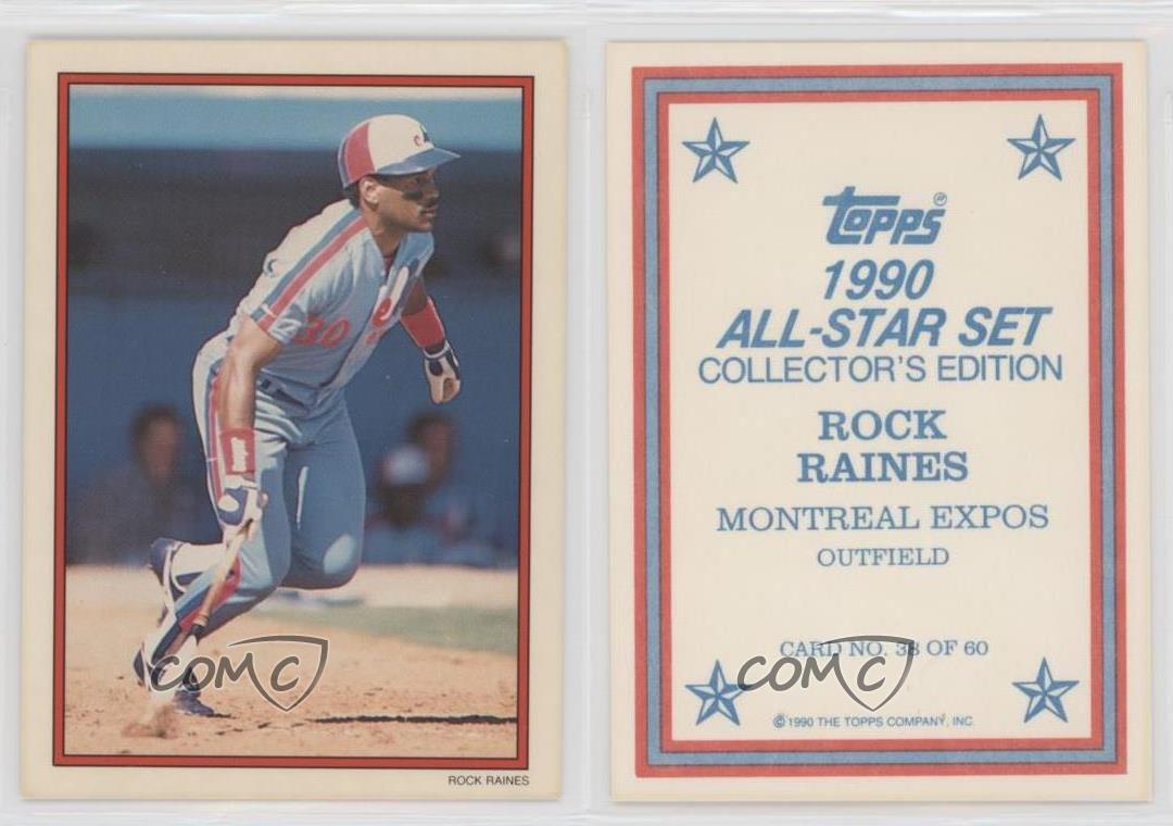 Topps 150 Years of Baseball #30 - Rookie Campaigns: Tim Raines - Print Run:  809