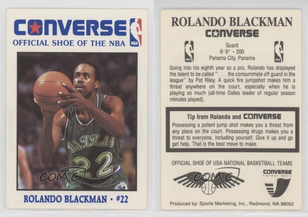 Converse boutiques Rolando Blackman 1989-90