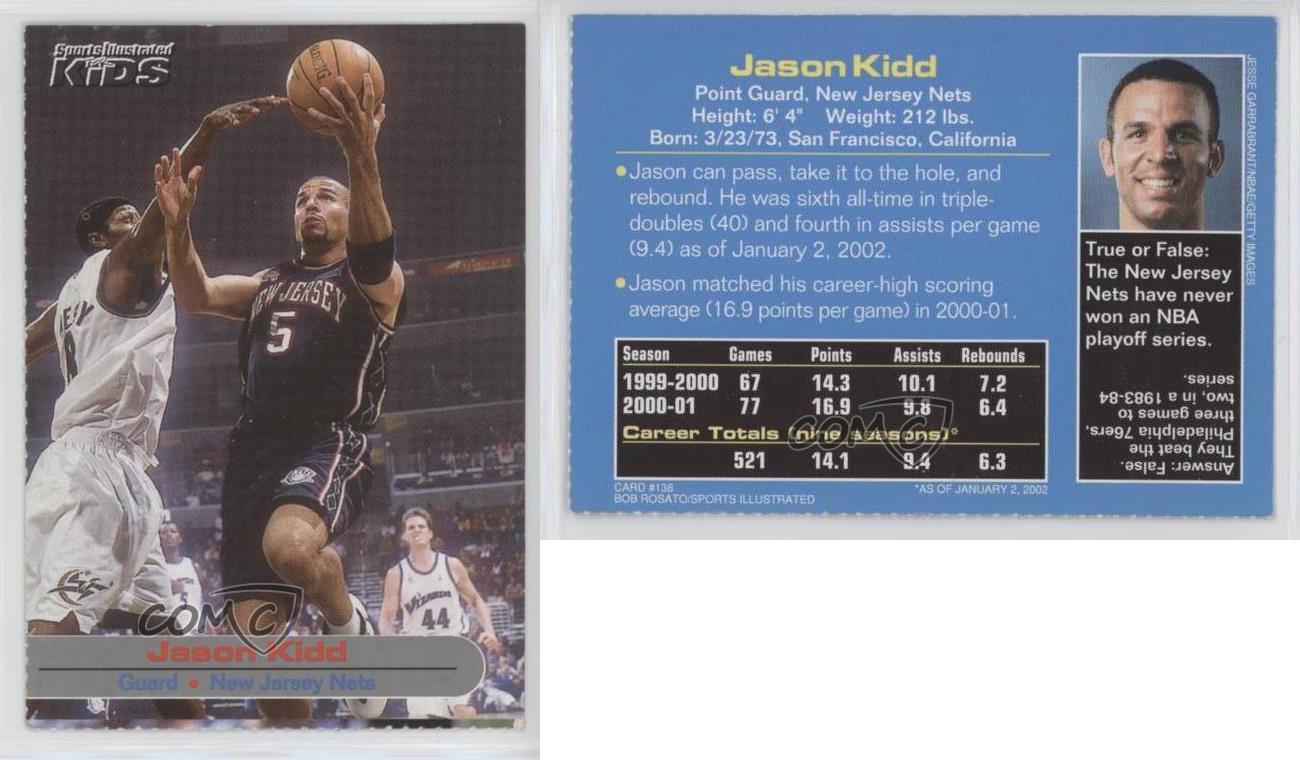 2002 Sports Illustrated for Kids Series 3 - [Base] #138 - Jason Kidd