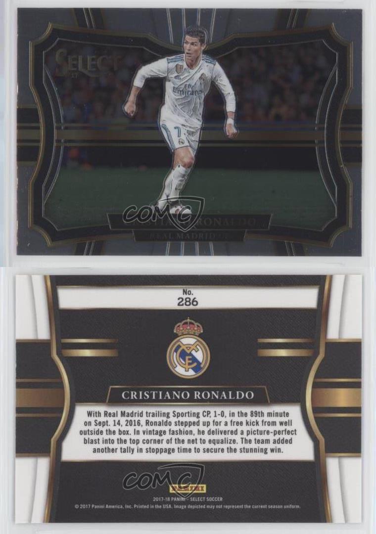 17 18 Panini Select Field Level Cristiano Ronaldo 286 Ebay 17 18 Panini Select Field Level Cristiano Ronaldo 286 Ebay