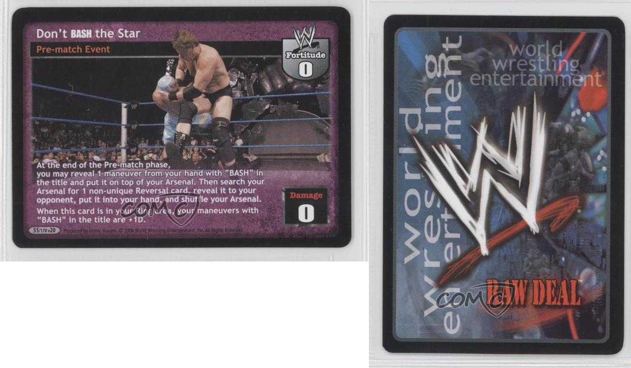 2006 WWE Raw Deal Trading Card Game Expansion 20: Great American Bash #55/170v20 - Picture 4 of 4