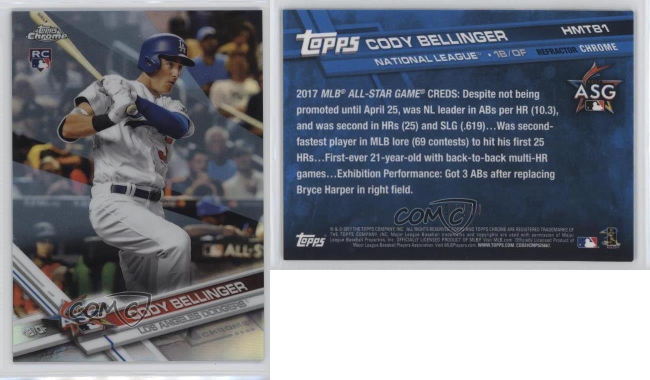 2017 Chrome Update Target Exclusive All-Star Refractor Cody Bellinger Rookie RC - Bild 4 von 4