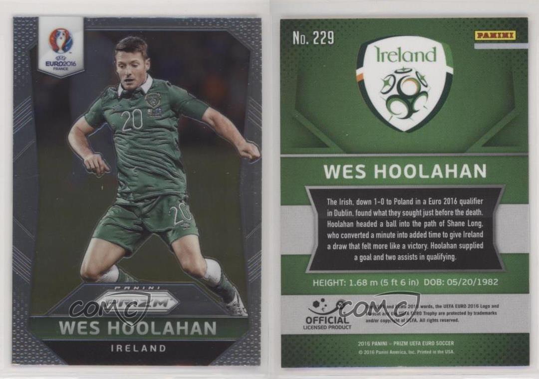 Panini Prizm UEFA Euro 2016 Wes Hoolahan #229 - Imagen 3 de 5