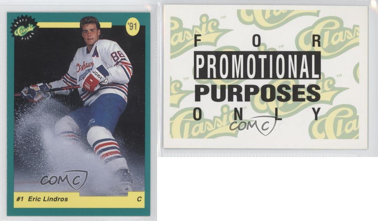 199192 Classic Promotional 1 Eric Lindros Oshawa Generals (OHL