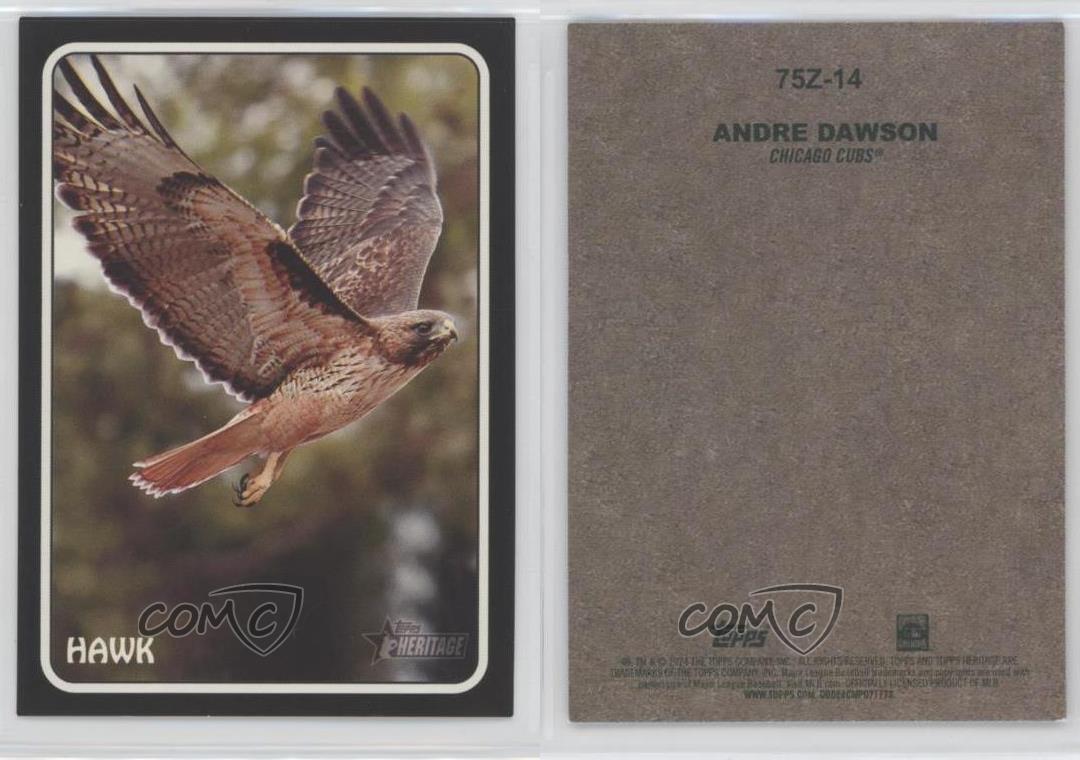 2024 Heritage 1975 Topps Zoos Who Stick-Ons en ligne Hawk Andre Dawson #75Z-14 HOF